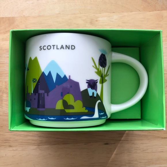 Starbucks Other - NIB STARBUCKS You Are Here Scotland Mug New in Box